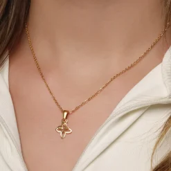 2 Flowers Kette | 18K vergoldet