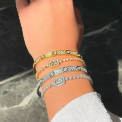 Arena Armreif | 18K vergoldet