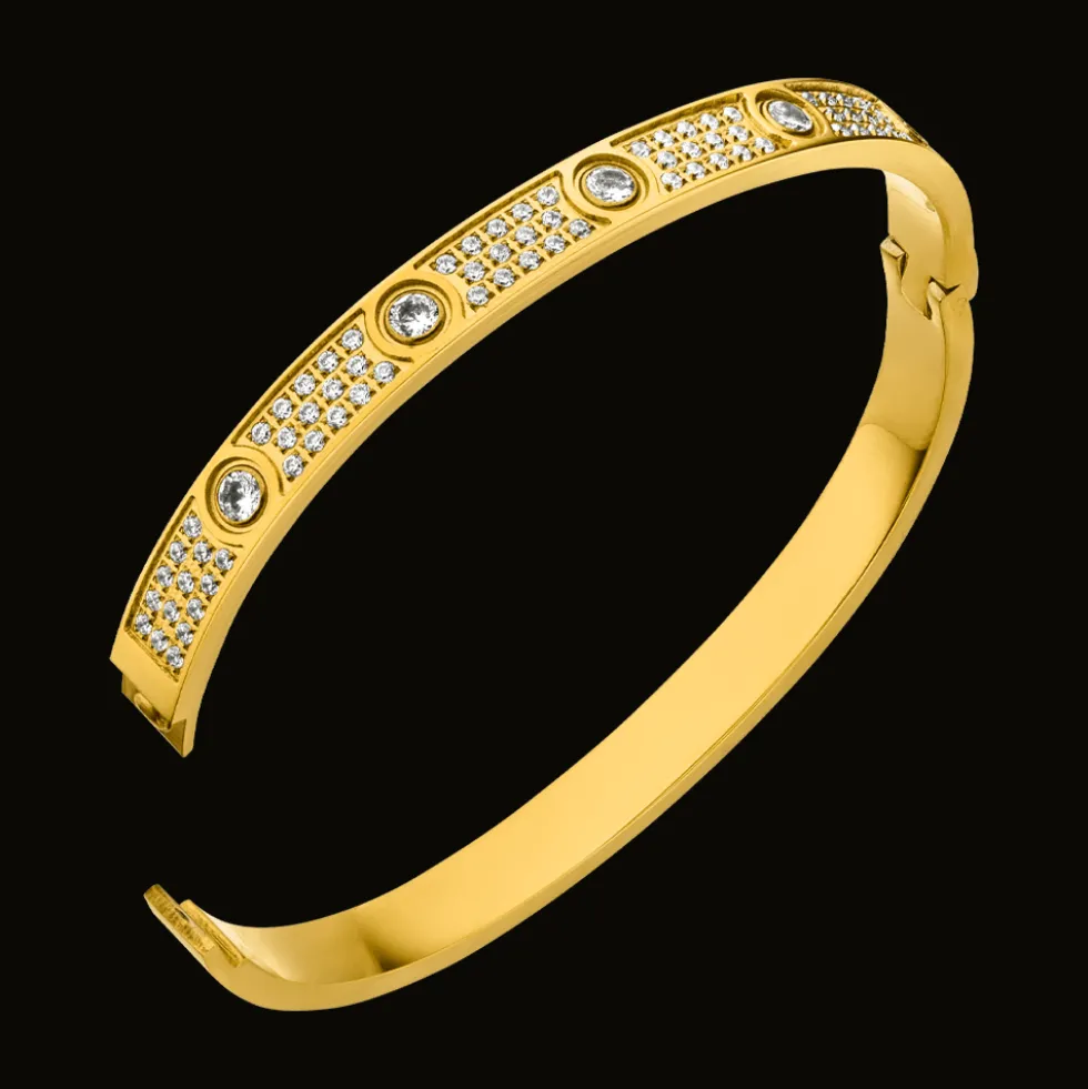 Arena Armreif | 18K vergoldet