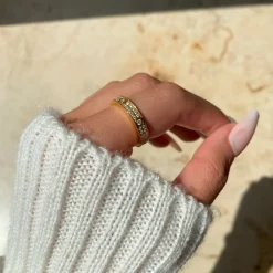 Arena Ring | 18K vergoldet