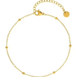 Beads Fußkette | 18K vergoldet