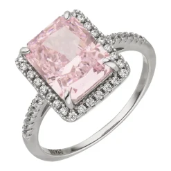 Big Pink Ring | 925 Echtsilber