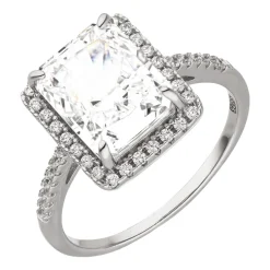 Big White Ring | 925 Echtsilber