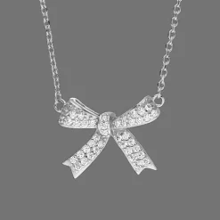 Bow Tie Halskette | 925 Echtsilber