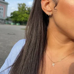 Bright Letter Ohrstecker | 18K vergoldet