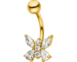 Butterfly Belly Piercing | Chirurgenstahl