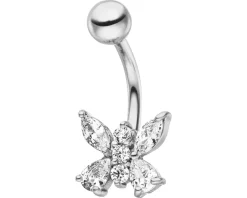 Butterfly Belly Piercing | Chirurgenstahl
