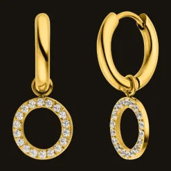 Circle Ohrringe | 18K vergoldet