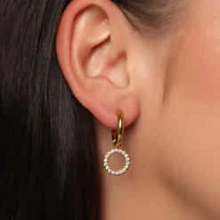 Circle Ohrringe | 18K vergoldet