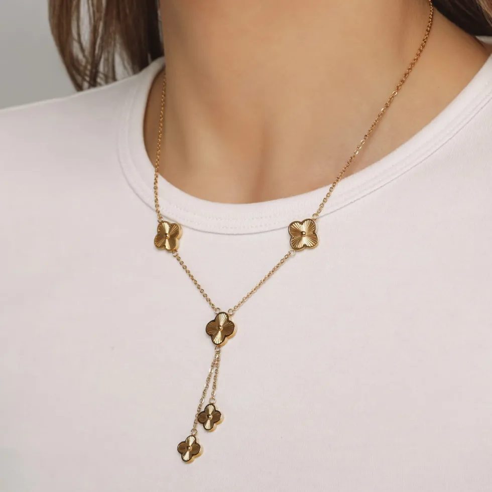 Clover Deluxe Kette | 18K vergoldet