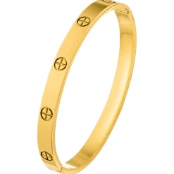 Crossed Arianna Armreif | 18K vergoldet