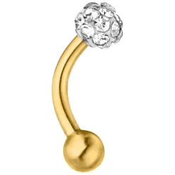 Crystal Ball Rook Piercing | Chirurgenstahl