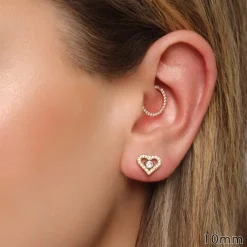Crystal Clicker Piercing | Titan