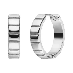 Cut Hoop Ohrringe | 18K vergoldet