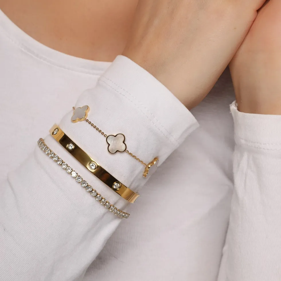 Deluxe Armband Set | 18K vergoldet