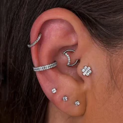 Double Conch Piercing | Titan