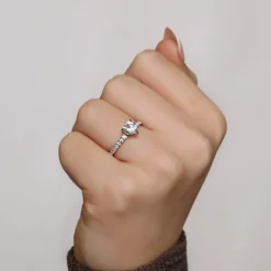 Drop Heart Ring | 18K vergoldet