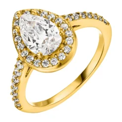 Drop Ring | 18K vergoldet