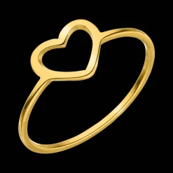 Elegant Heart Ring | 18K vergoldet