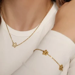 Eternal Fleur Kette | 18K vergoldet