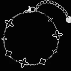 Fancy Clover Armband | 18K vergoldet
