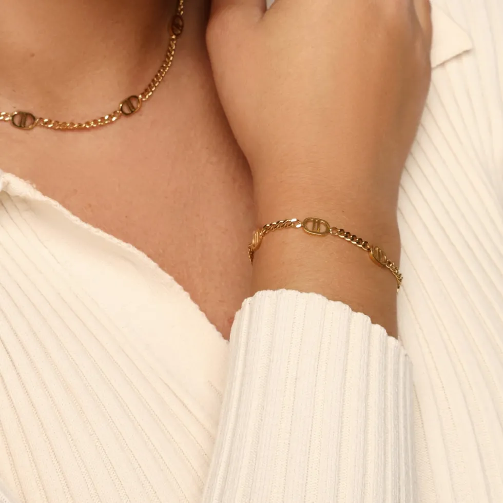 Five Prestige Armband | 18K vergoldet