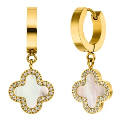 Glow Clover Ohrringe | 18K vergoldet