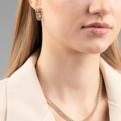 Icy Baguette Ohrstecker | 18K vergoldet