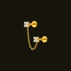 Kette für Piercings & Ohrringe