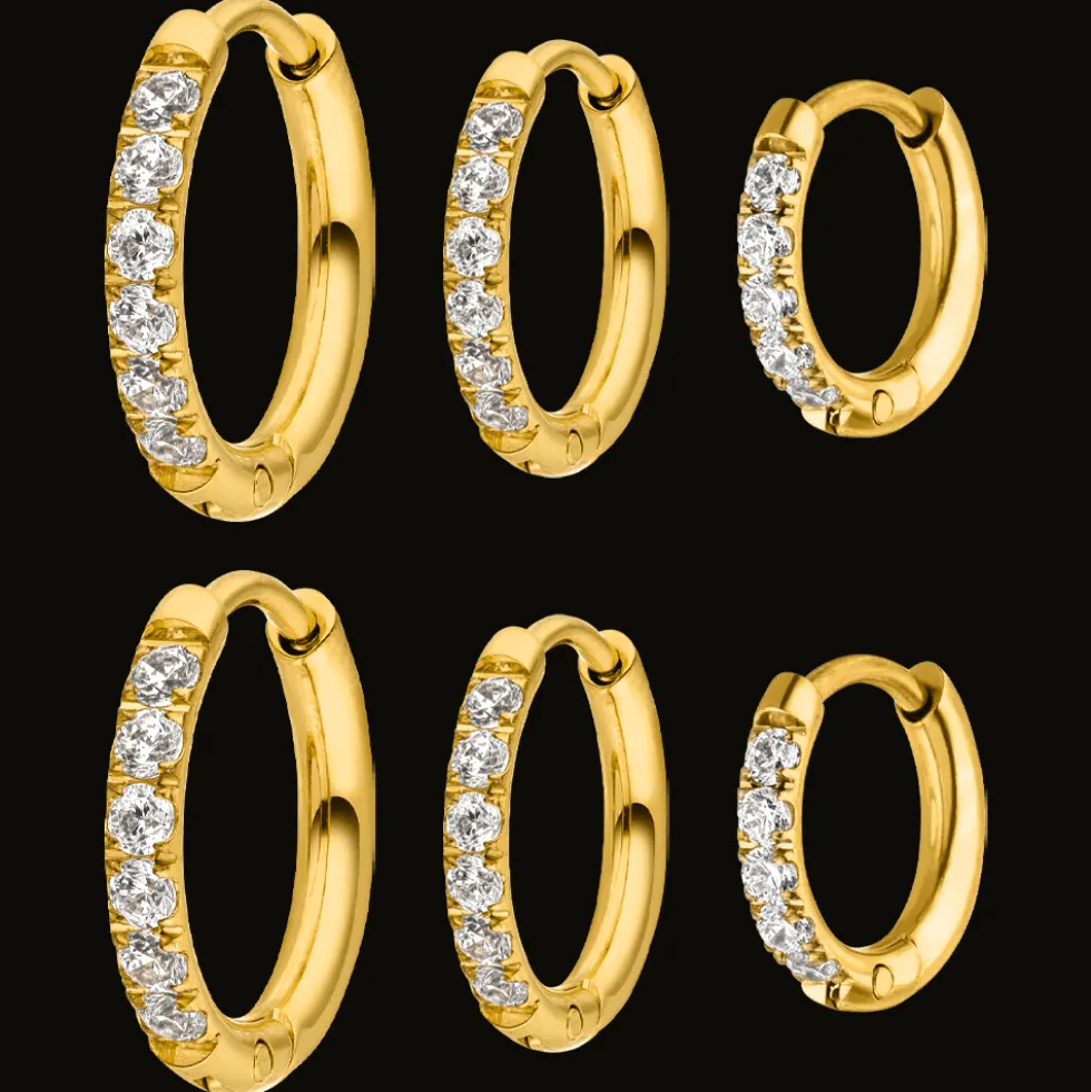 Klara Set Ohrringe | 18K vergoldet