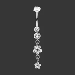 Lux Flower Belly Piercing | Titan