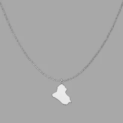 Nations Kette | Edelstahl Silber | Filigran