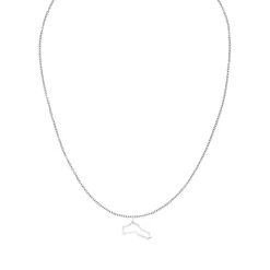 Nations Kette | Edelstahl Silber | Filigran