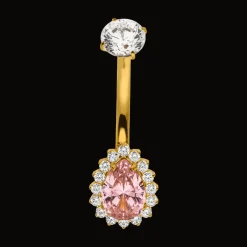 Pink Elegance Belly Piercing | Titan