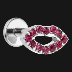 Pink Lips Piercing | Titan