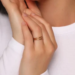 Pure Line Ring | 18K vergoldet
