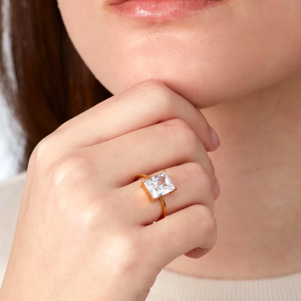 Radiant Ring | 18K vergoldet