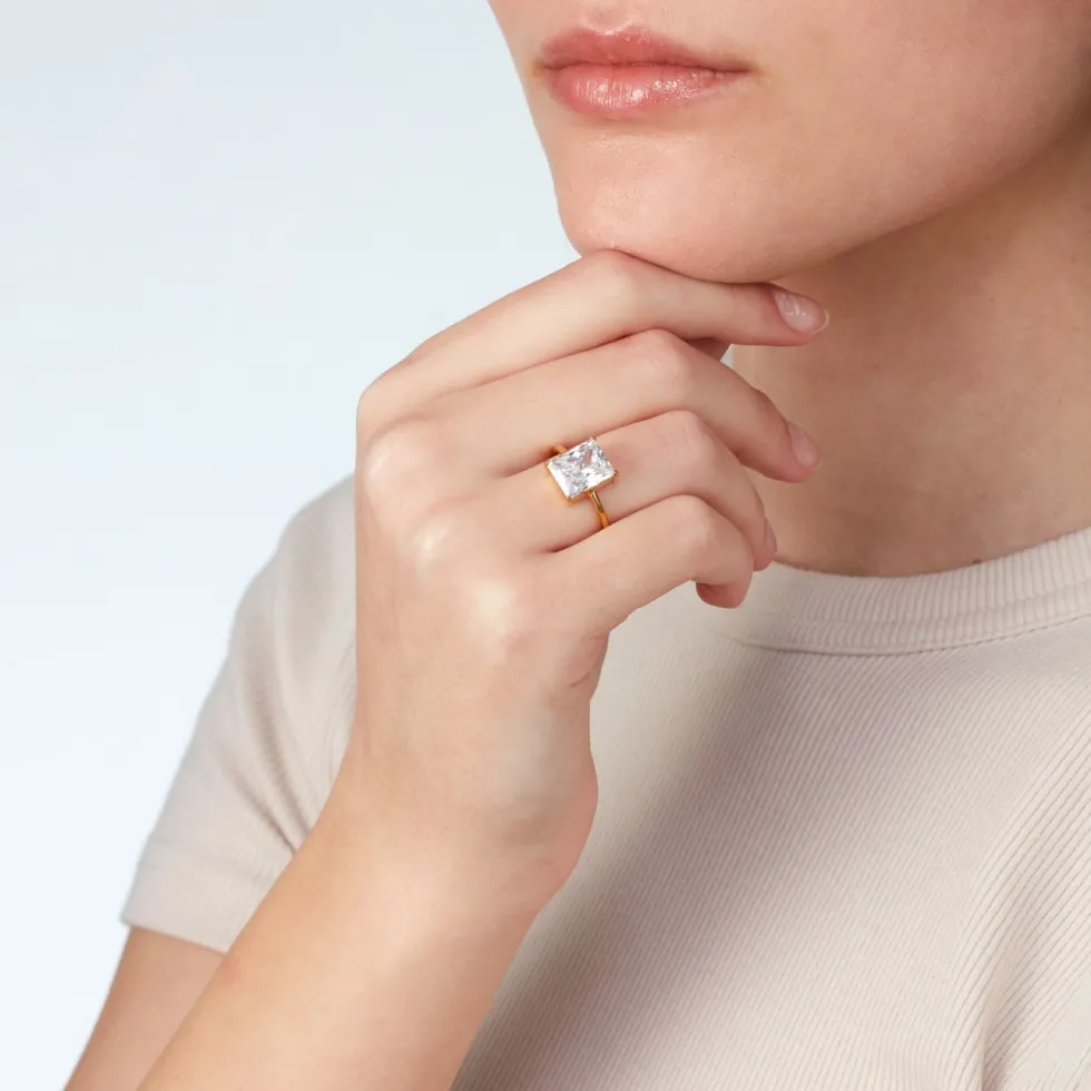Radiant Ring | 18K vergoldet