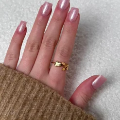 Rosen Ring | 18K vergoldet
