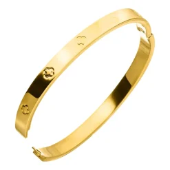 Shine Clover Armreif | 18K vergoldet