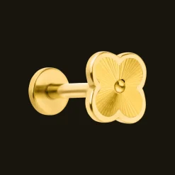 Shine Clover Piercing | 18K vergoldet