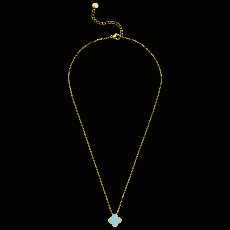 Sky Clover Kette | 18K vergoldet