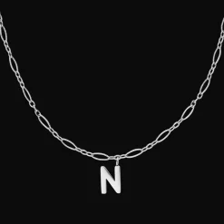 Smooth Letter Halskette | 18K vergoldet