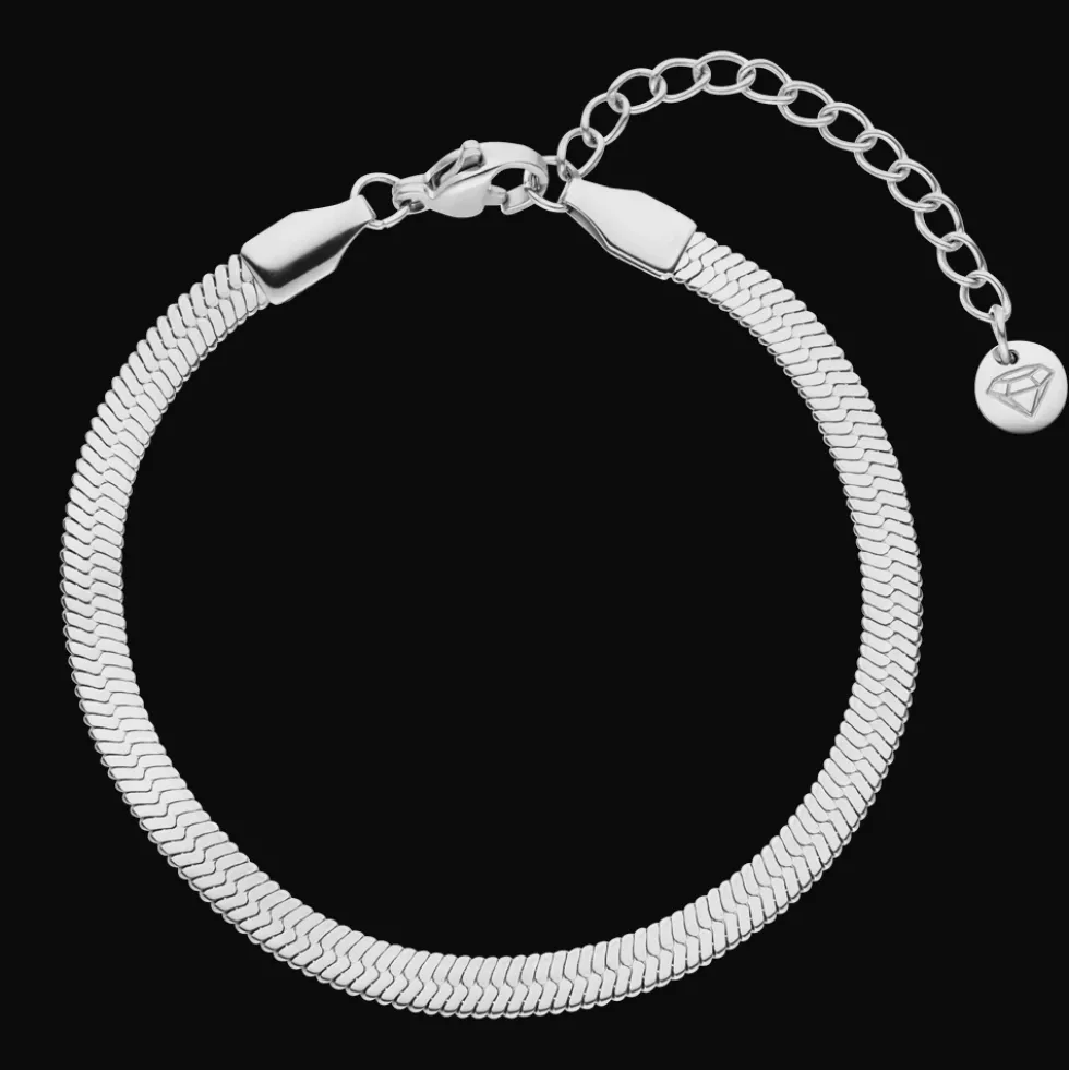 Snake Skin Armband | 18K vergoldet