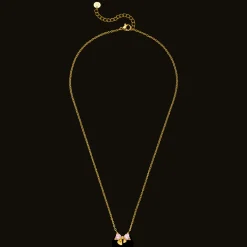 Sweet Bow Halskette | 18K vergoldet