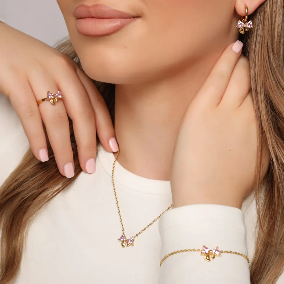 Sweet Bow Ring | 18K vergoldet