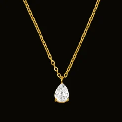 Teardrop Halskette | 18K vergoldet