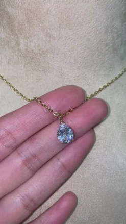 Teardrop Halskette | 18K vergoldet