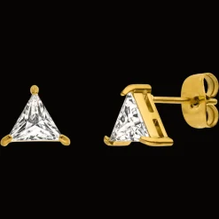 Triangle Ohrstecker | 18K vergoldet