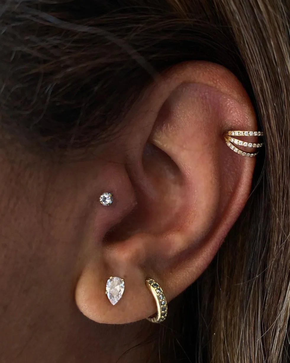Triple Clicker Piercing | Titan